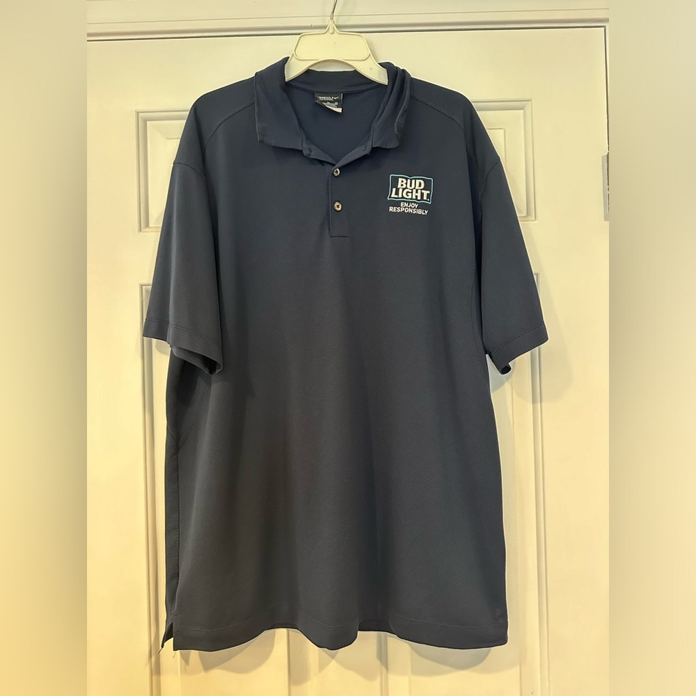 Nike Navy Golf Polo Bud Light